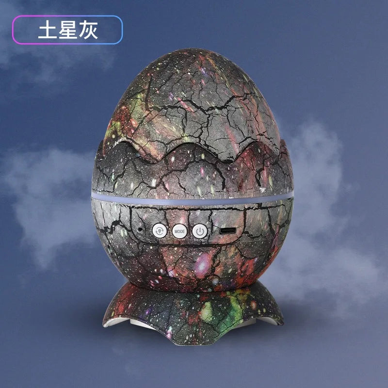Led Dragon Egg Lamp Dinosaur Eggs Shell Galaxy Starry Projector Bluetooth-compatible Remote Control Night Lights Children Gift