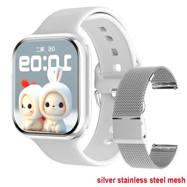 New 2026 For Apple GPS Watch 11 Smart Watch Men HD AMOLED Memory Music 3D Surround Bluetooth Call Waterproof Smartwatch X Woman
