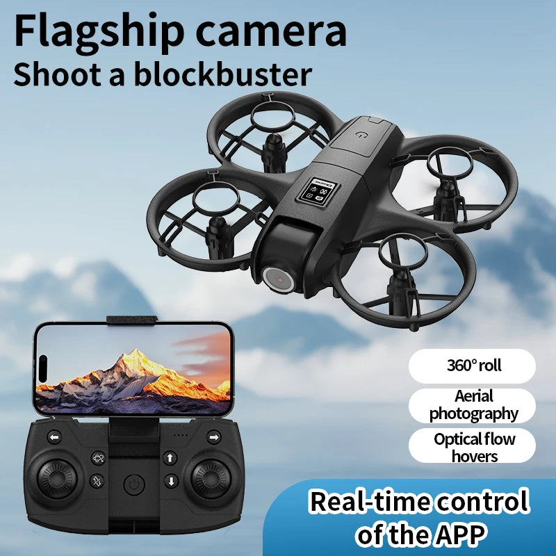 X228 VR Glasses Drone 8K HD Optical Flow Hovers Headless Mode Helicopter 360° Flip Quadcopter Toys Mini Drone Fors Kid Toy Gifts