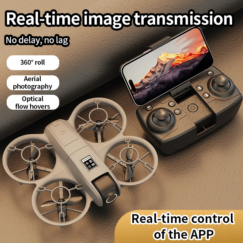 X228 VR Glasses Drone 8K HD Optical Flow Hovers Headless Mode Helicopter 360° Flip Quadcopter Toys Mini Drone Fors Kid Toy Gifts