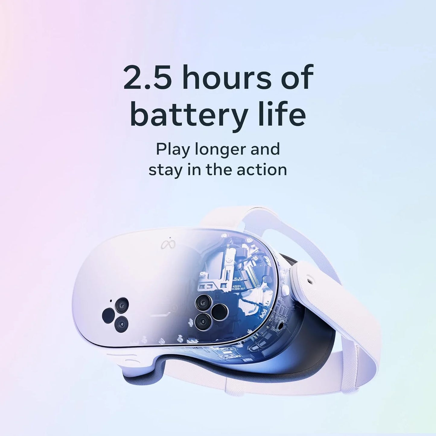 Oculus Quest 3S 128GB Oculus Wireless VR Headset 33% More Memory 2X Graphical Processing Power 3-Month Meta Horizon