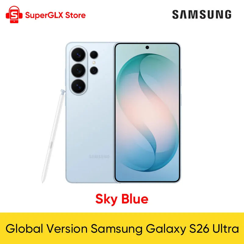 2026 New Samsung Galaxy S26 Ultra 5G Smartphone Snapdragon 8 Elite Gen 5 6.9" 120Hz LTPO AMOLED Privacy Display 200MP Camera