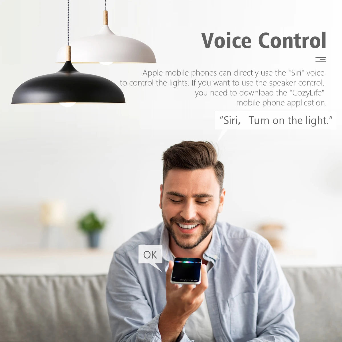 Homekit WiFi Smart Bulb RGBCW 85V-265V LED Light Bulb Smart Home App Voice Control Support Alexa Google Home Assisatnt Bulb E27