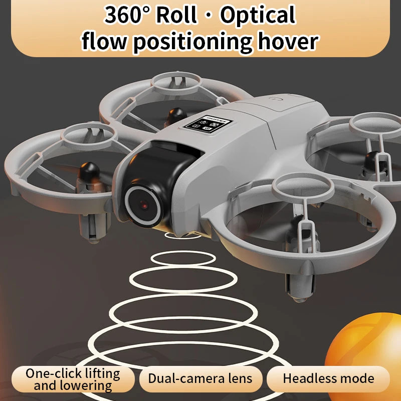 X228 VR Glasses Drone 8K HD Optical Flow Hovers Headless Mode Helicopter 360° Flip Quadcopter Toys Mini Drone Fors Kid Toy Gifts