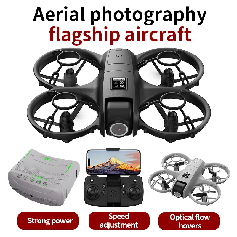 X228 VR Glasses Drone 8K HD Optical Flow Hovers Headless Mode Helicopter 360° Flip Quadcopter Toys Mini Drone Fors Kid Toy Gifts