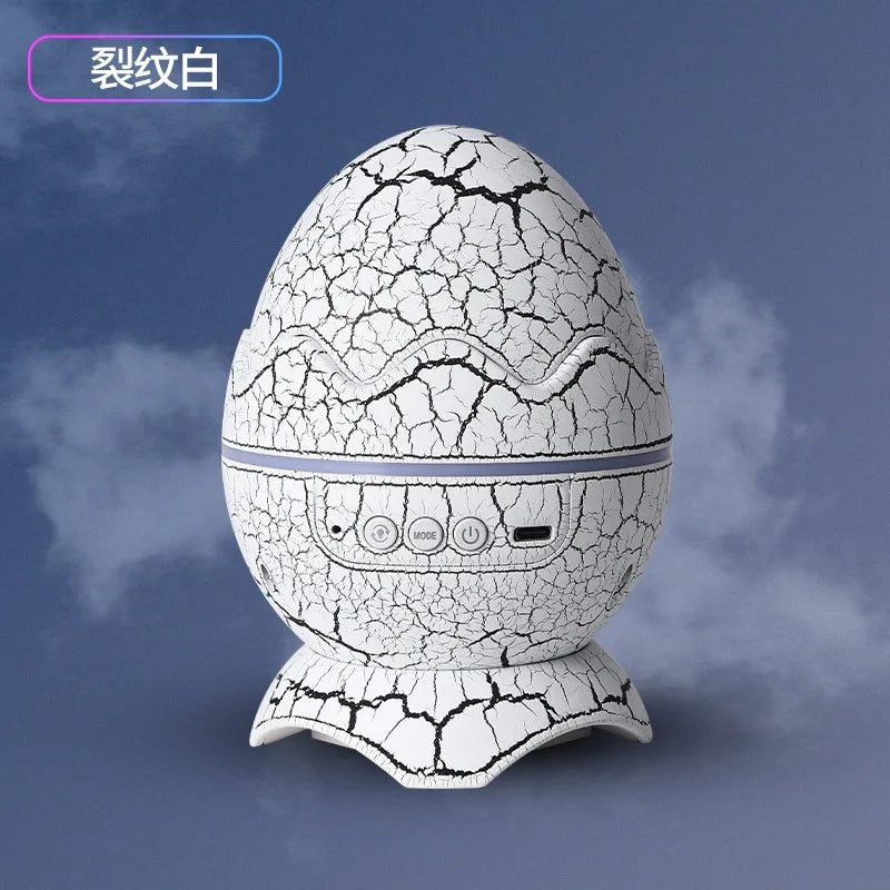 Led Dragon Egg Lamp Dinosaur Eggs Shell Galaxy Starry Projector Bluetooth-compatible Remote Control Night Lights Children Gift
