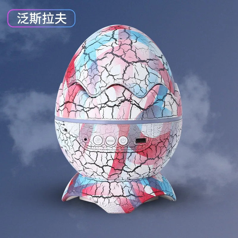 Led Dragon Egg Lamp Dinosaur Eggs Shell Galaxy Starry Projector Bluetooth-compatible Remote Control Night Lights Children Gift