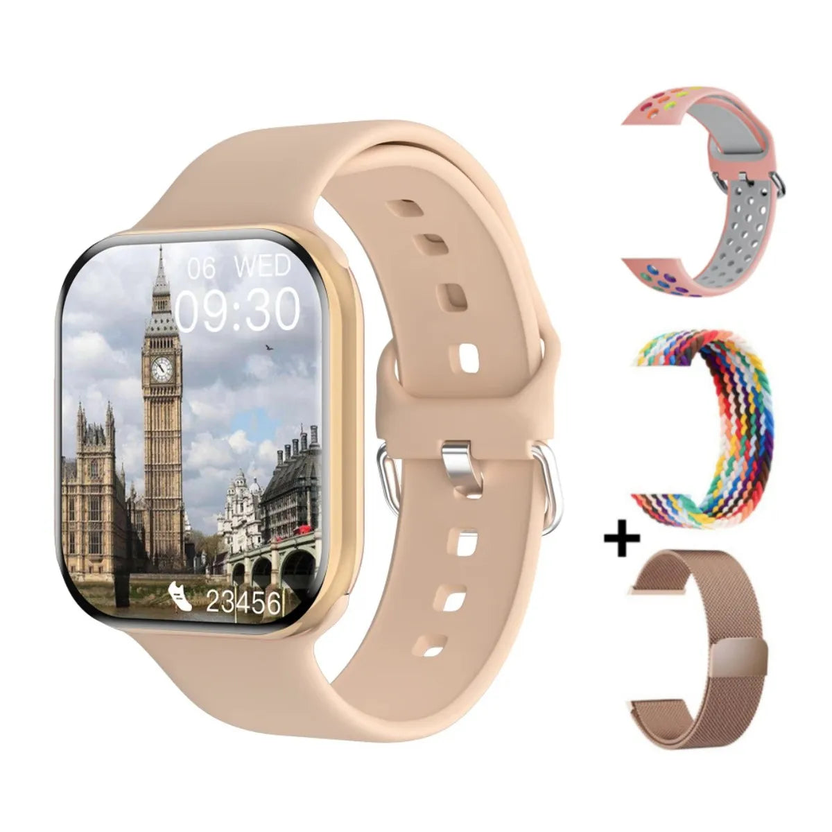 New 2026 For Apple GPS Watch 11 Smart Watch Men HD AMOLED Memory Music 3D Surround Bluetooth Call Waterproof Smartwatch X Woman