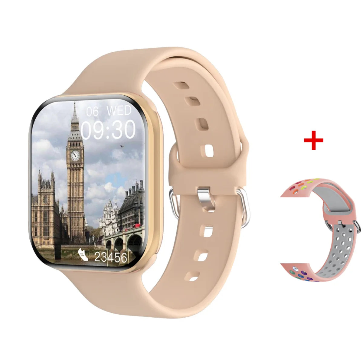 New 2026 For Apple GPS Watch 11 Smart Watch Men HD AMOLED Memory Music 3D Surround Bluetooth Call Waterproof Smartwatch X Woman