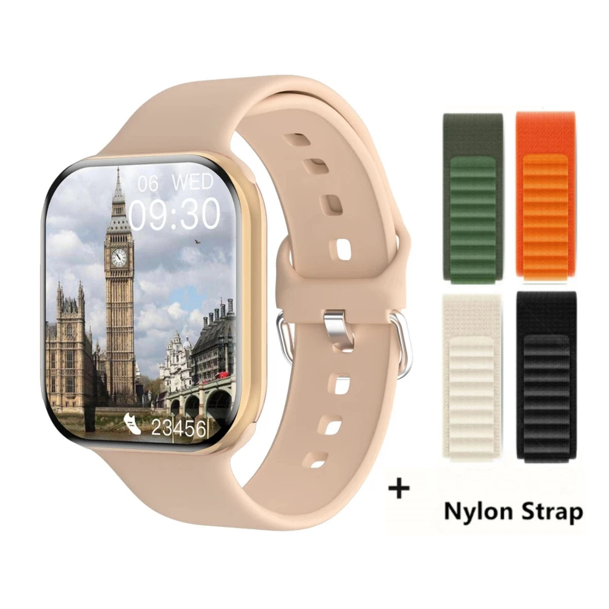 New 2026 For Apple GPS Watch 11 Smart Watch Men HD AMOLED Memory Music 3D Surround Bluetooth Call Waterproof Smartwatch X Woman
