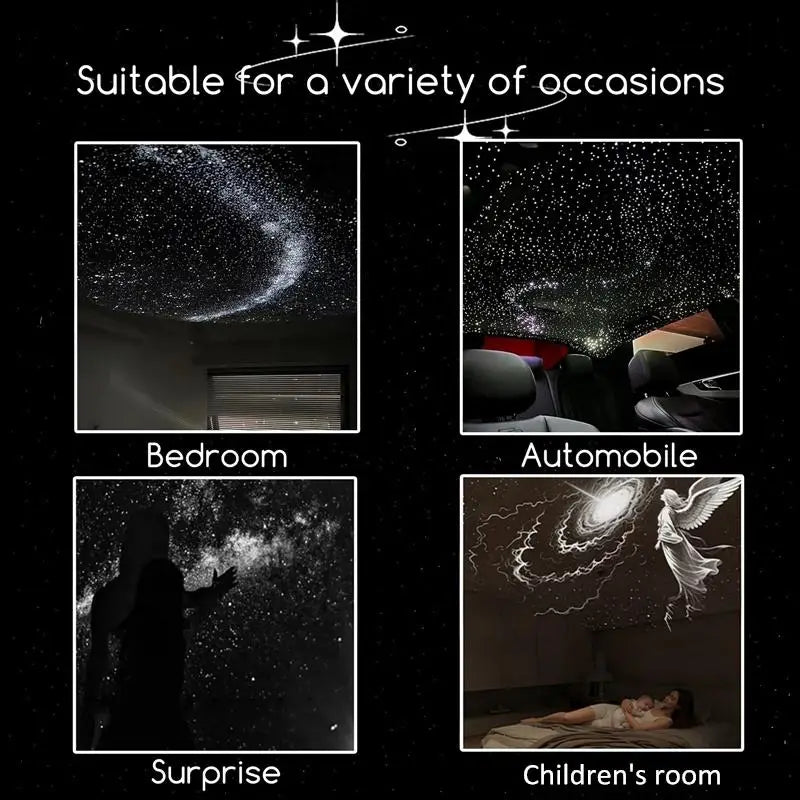 USB Ceiling Moon Earth Projection Ambient Light LED Starry Star Night Light Party Decor Romantic Saturn Galaxy Projector Light