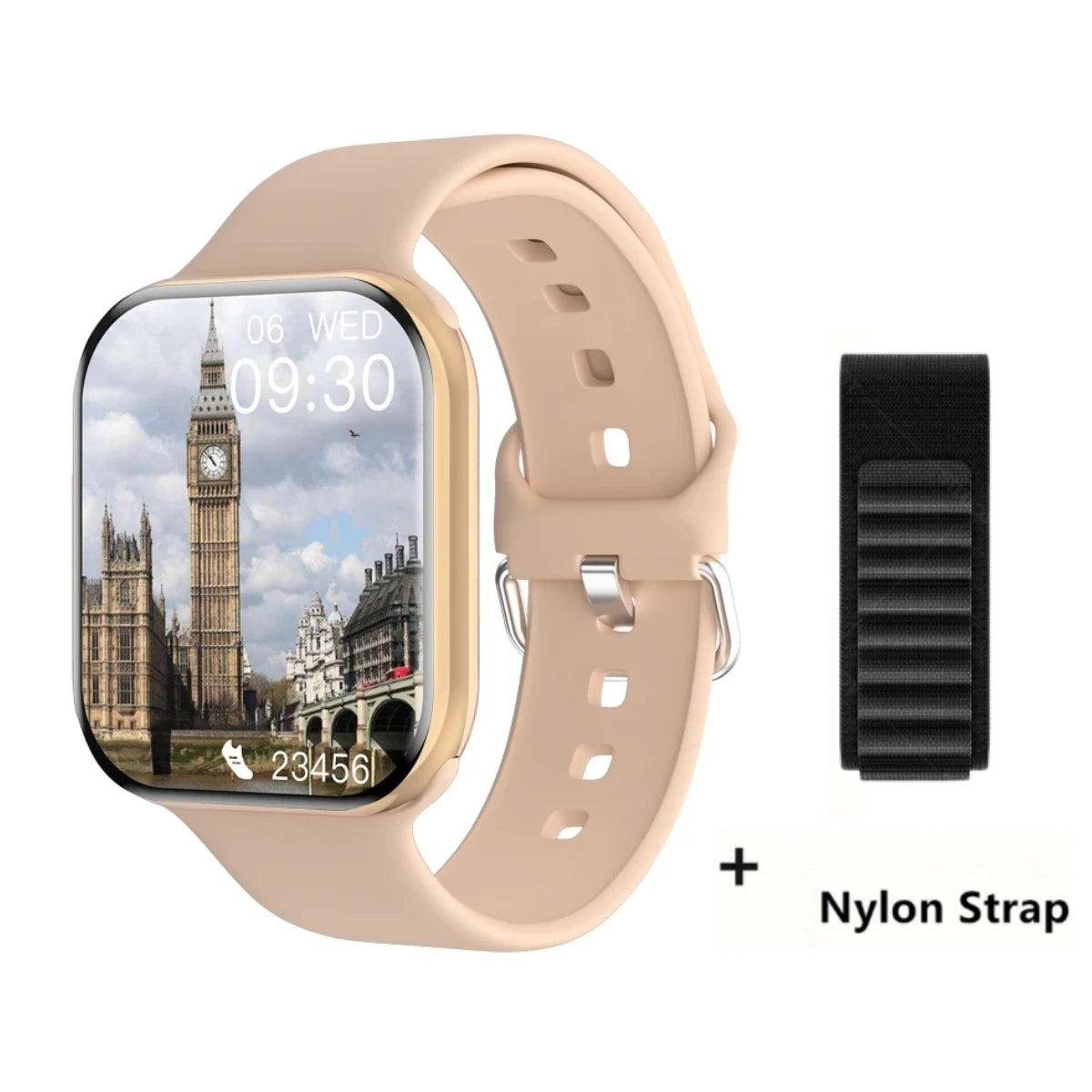 New 2026 For Apple GPS Watch 11 Smart Watch Men HD AMOLED Memory Music 3D Surround Bluetooth Call Waterproof Smartwatch X Woman