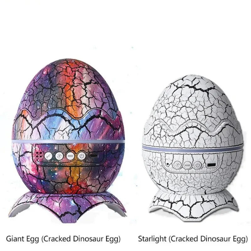 Led Dragon Egg Lamp Dinosaur Eggs Shell Galaxy Starry Projector Bluetooth-compatible Remote Control Night Lights Children Gift