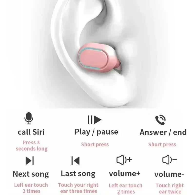 E7s Tws Gaming Headset Bluetooth Earphones Earbuds Blutooth Earphone Wireless Hearing Aids Sport EarBuds Hifi headphones