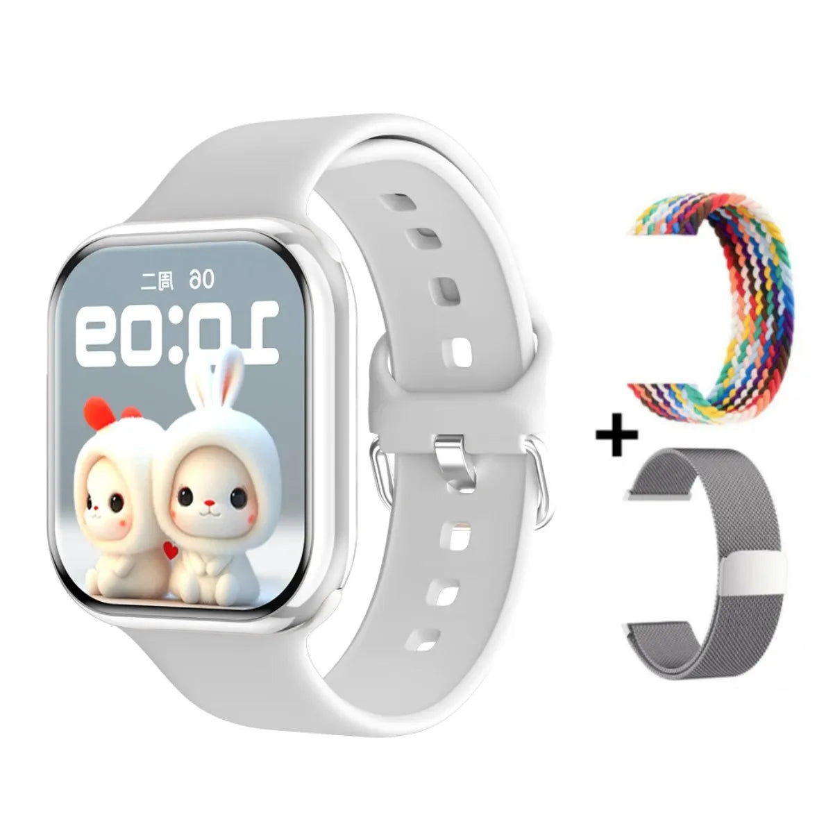 New 2026 For Apple GPS Watch 11 Smart Watch Men HD AMOLED Memory Music 3D Surround Bluetooth Call Waterproof Smartwatch X Woman
