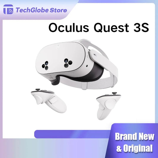 Oculus Quest 3S 128GB Oculus Wireless VR Headset 33% More Memory 2X Graphical Processing Power 3-Month Meta Horizon