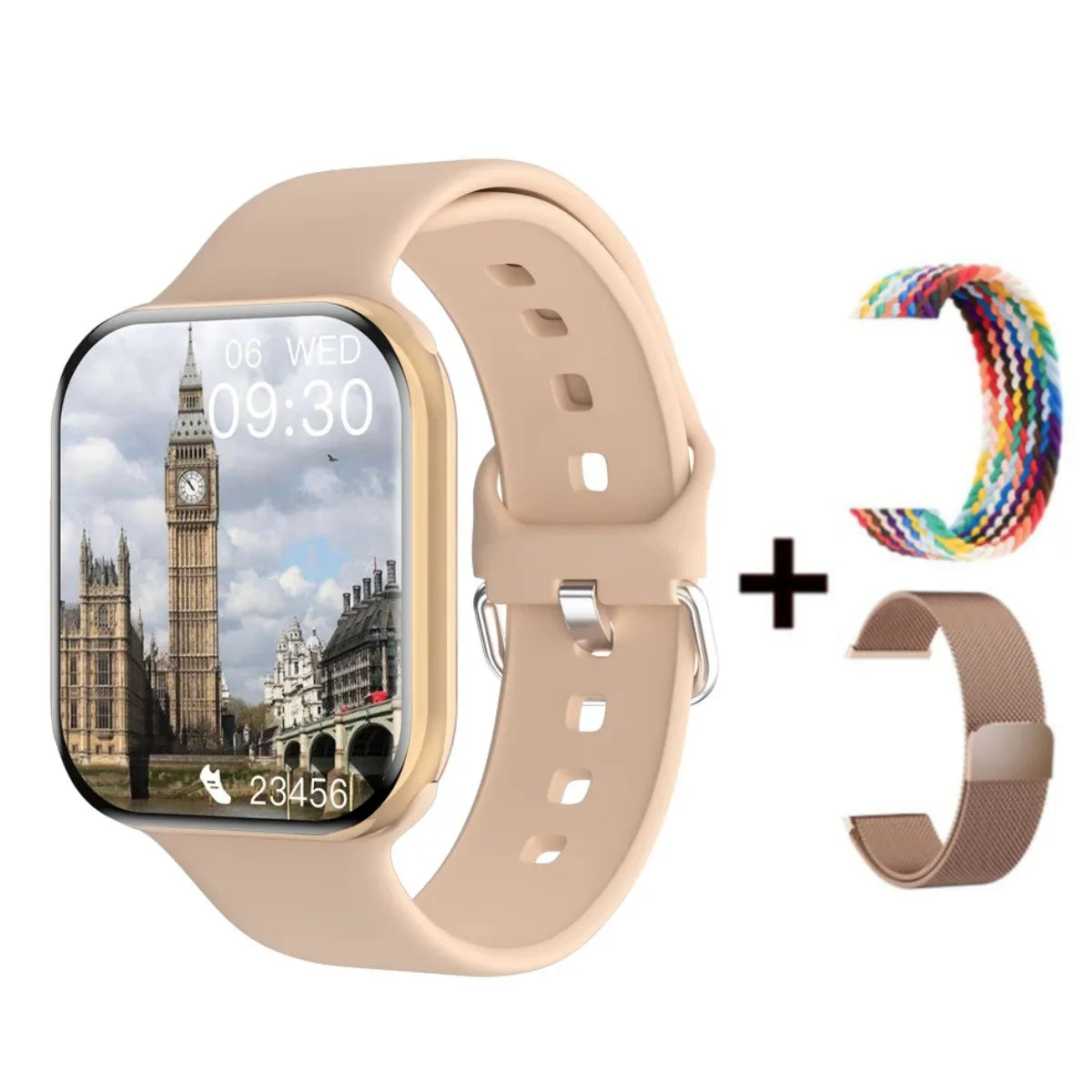 New 2026 For Apple GPS Watch 11 Smart Watch Men HD AMOLED Memory Music 3D Surround Bluetooth Call Waterproof Smartwatch X Woman